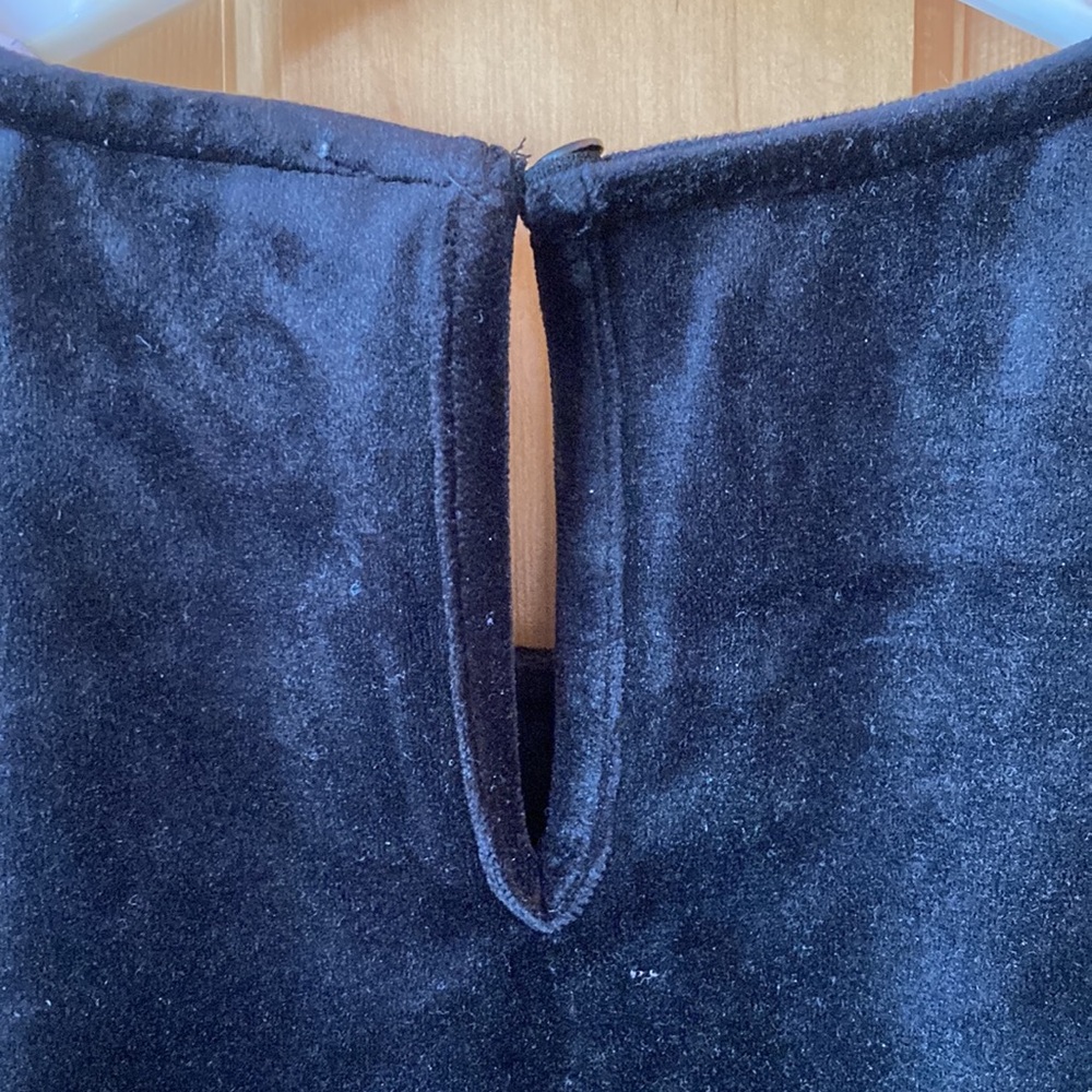 NWT Velvet Black Mini Dress - Picture 6 of 8